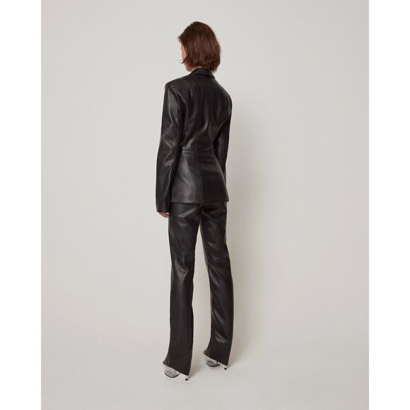 Khy Faux Leather Blazer Black - XXS - Picture 4 of 7